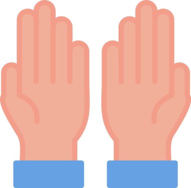 Dua Vektörü Simgesi Tasarımı