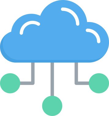 Computing cloud Vector Icon Design