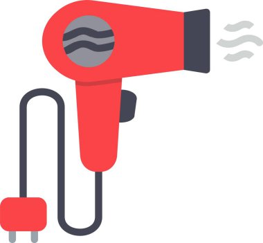 Hair Dryer Vector Icon Design