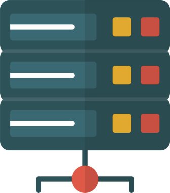 sunucu vektör simgesi tasarımı