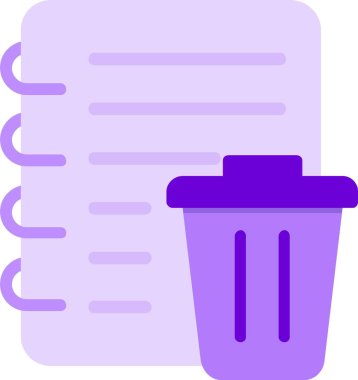 Trash Can Vector Icon Design