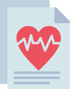 Cardiogram Vector Icon Design