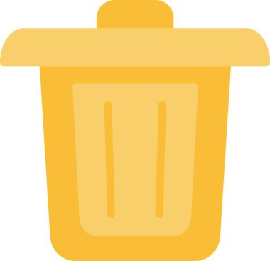 Dustbin Vector Icon Design