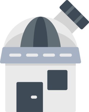 Gözlemevi Vektör Simgesi Tasarımı