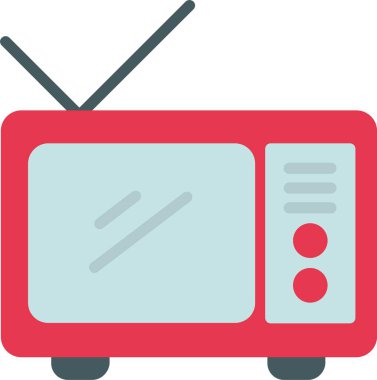 Old Tv Vector Icon Design