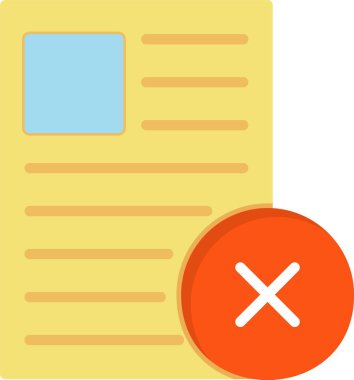 Rejected Vector Icon Design