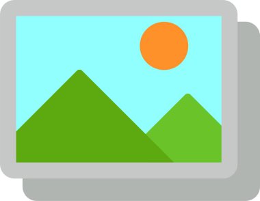 Albüm Vektörü Simgesi Tasarımı