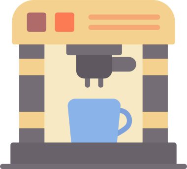 Coffee Maker Vector Icon Design