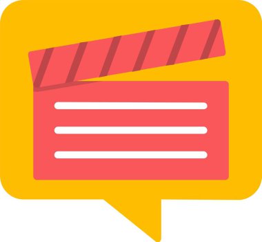 Altyazılar Vektör Simgesi Tasarımı