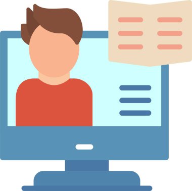 Elearning Vector Icon Design