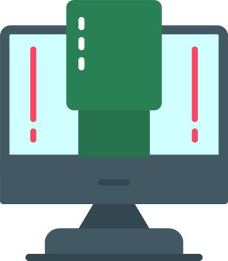 Amonestation Vektör Simgesi Tasarımı