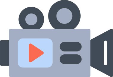 Video Camera Vector Icon Design