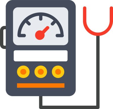 Voltmeter Vector Icon Design