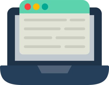 Dizüstü vektör simgesi tasarım