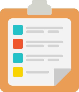 List  Vector Icon Design
