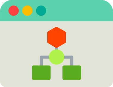 Algorithm Vector Icon Design