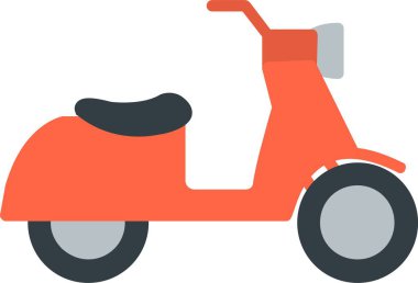 Scooter Vektör Simgesi Tasarımı