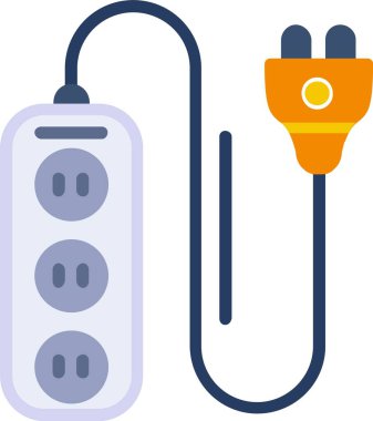 Extension Cord Vector Icon Design