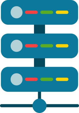 sunucu vektör simgesi tasarımı