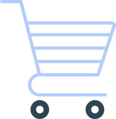 alışveriş sepeti vektör simgesi tasarım