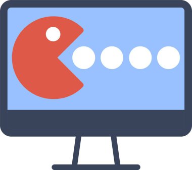 Computer Game Vector Icon Design