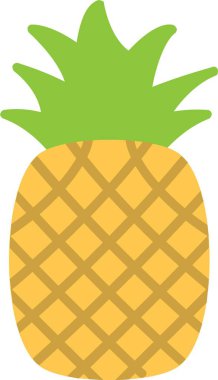 Pine Apple Vector Icon Design