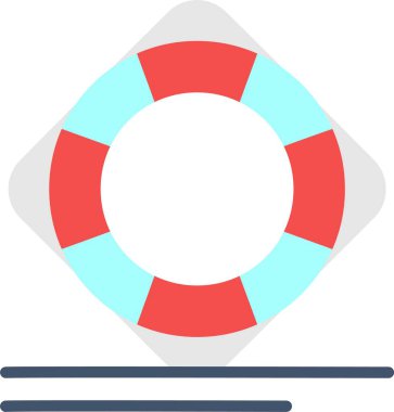 Cankurtaran Vektör Simgesi Tasarımı