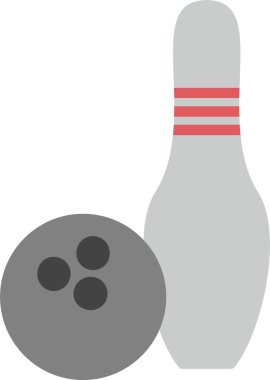Bowling Vector Icon Design