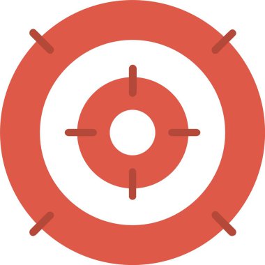 Hedef vektör simgesi tasarım