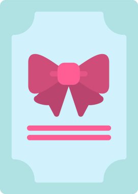 Doğum günü Kart Vektörü Simgesi Tasarımı