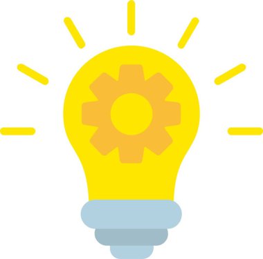 Light Bulb Vector Icon Design