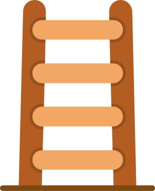 Step Ladder Vector Icon Design