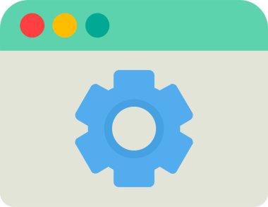 Web Browser Vector Icon Design