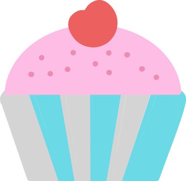 Kek Vektörü Simgesi Tasarımı