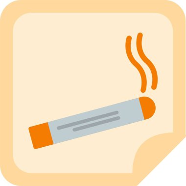 Nicotine Patch Vector Icon Design