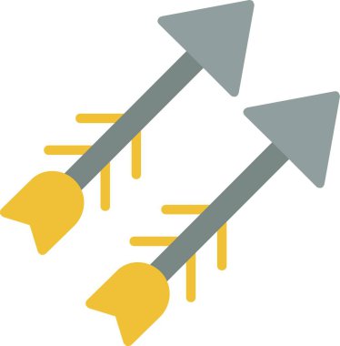 Archer Oku Vektör Simgesi Tasarımı