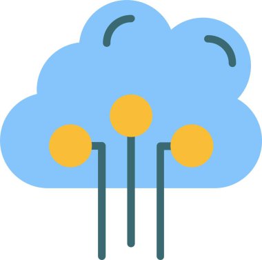 Cloud Computing Vector Icon Design