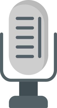 Mikrofon vektör simgesi tasarım