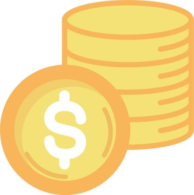 Coins Vector Icon Design