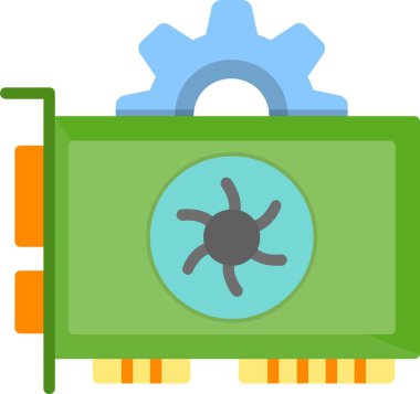 Gpu Vektör Simgesi Tasarımı