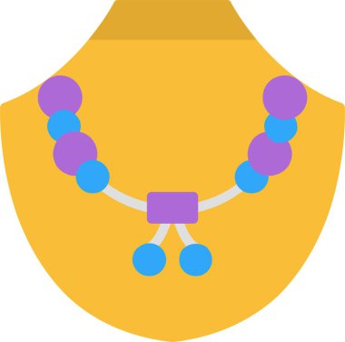 Kolye Vektör Simgesi Tasarımı