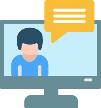 Webinar Vektör Simgesi Tasarımı