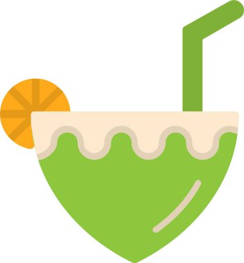 Coconut Vector Icon Design