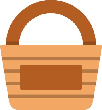 Picnic Basket Vector Icon Design