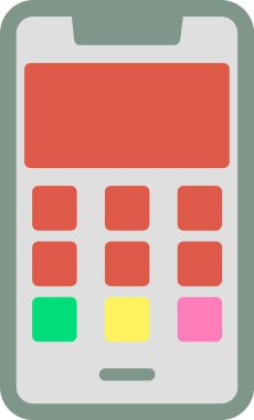 Dial Pad Vector Icon Design