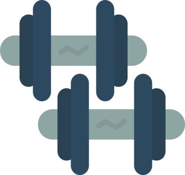 Dumbbell vektör simgesi tasarım