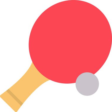 Ping Pong Vektör Simgesi Tasarımı