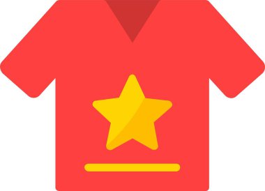 Tişörtler Vektör Simgesi Tasarımı