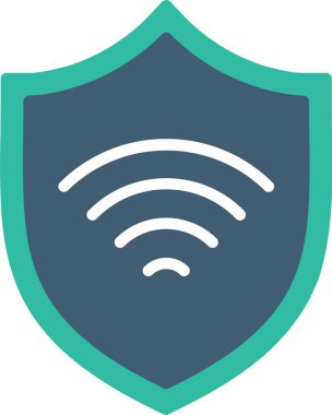 Vpn Vektör Simgesi Tasarımı