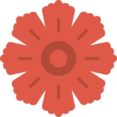 Hibiscus Vector Icon Design